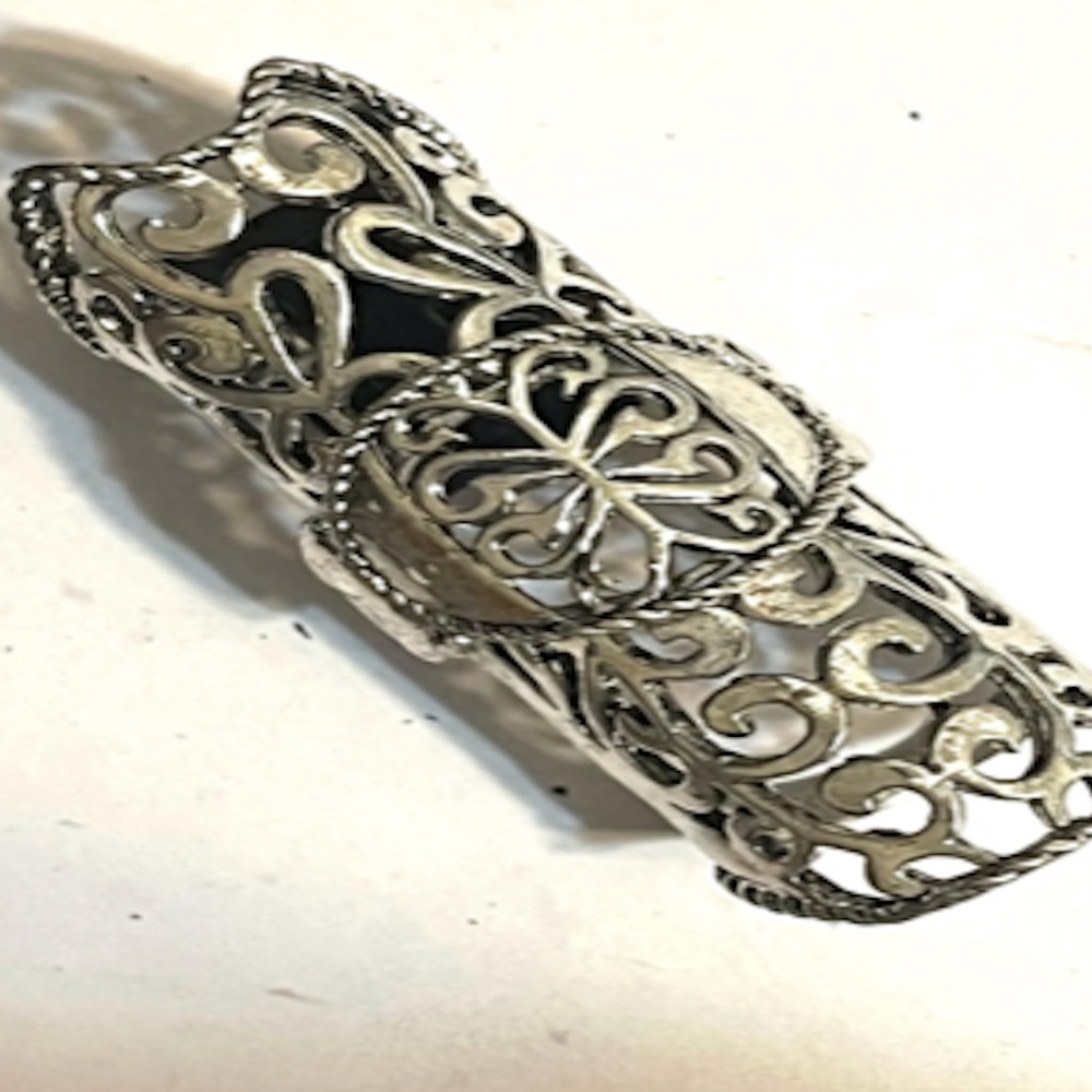 Filligree knuckle armor steel size 7.5